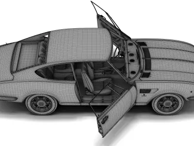 Fiat Dino Coupe 3D model