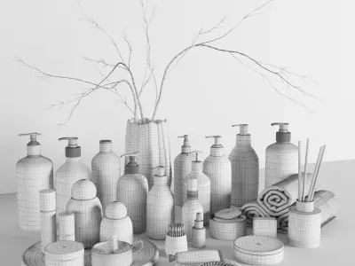 Bathroom Accessories-H04 3D model