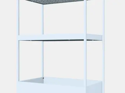 NISSAFORS serving trolley 1 3D model