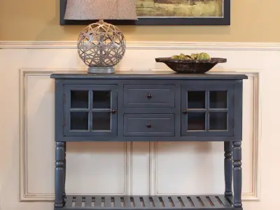 Decarlo Buffet SideBoard Console Table - 6 Colour 3D model