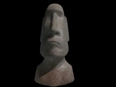 Easter Island Statue Free low-poly 3D model