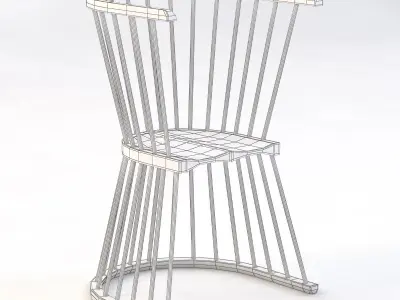 Flip Garden Chair 3D model