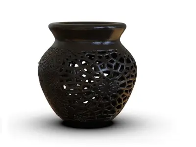 Mexican crock pot Low-poly 3D model