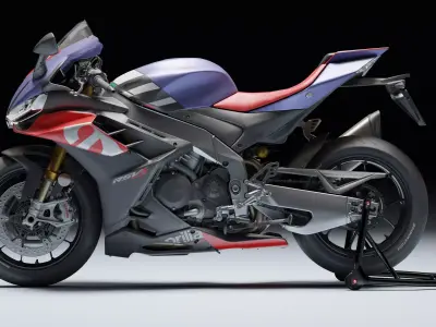 Aprilia RSV4 Factory 2021 Low-poly 3D model