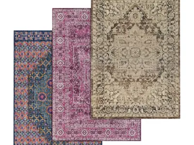 Rug Set 1017 3D model