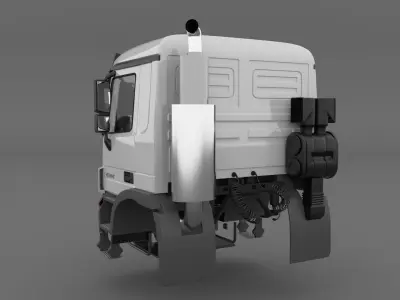 Mercedes Actros 4144 Head only 01 3D model