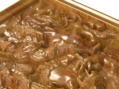 George the Victorious 3d painting 3D model