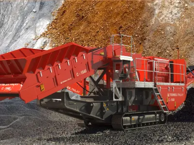 Terex Finlay C1540 Mobile Cone Crusher Machine 3D model