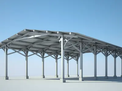 Old Shelter 3D model