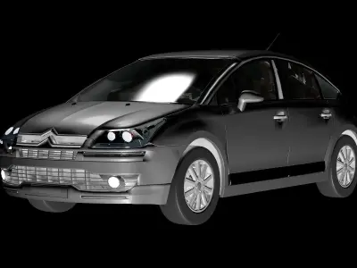 Citroen C4 2010   3D Model 3D model