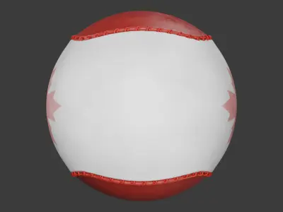 Baseball 3D model