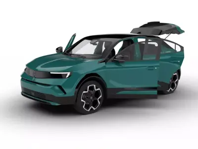 Opel Mokka Hybrid 2025 HQ 3d model 3D model