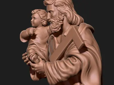 Jose y Jesus - Joseph and Jesus CNC 3D print model