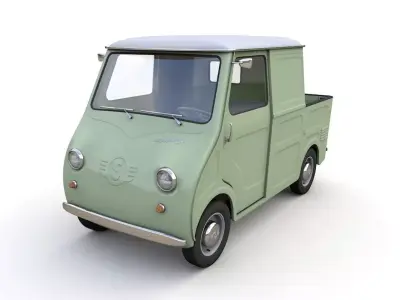 Goggomobil TL250 Transporter Pickup 1956 3D model