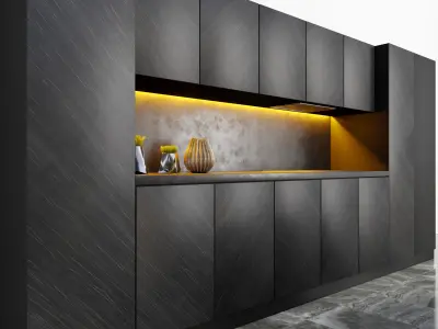 Modern kitchen 3D model