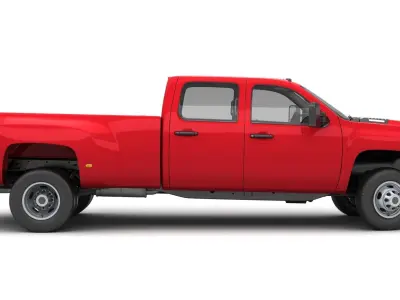 GENERIC DUALLY PICKUP TRUCK 18 3D model