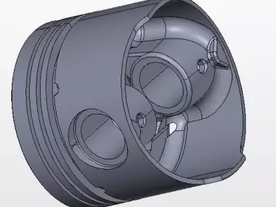 Piston 1400cc 3D model