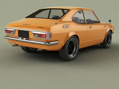 Toyota Corolla Coupe TE27 3D model