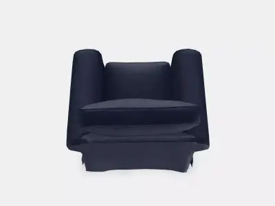 EKTORP Armchair Low-poly 3D model