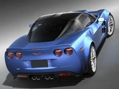 Chevrolet Corvette ZR1 CG 2008 3D model
