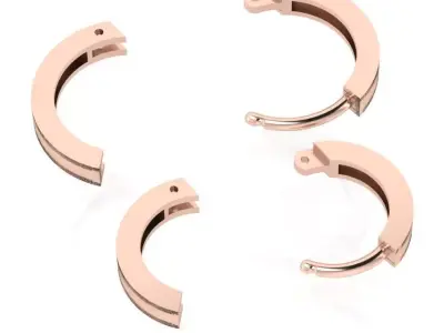 earring back or earring clutch free stl obj 3dm  Free 3D print model