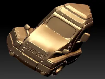 Truck Pendant 3D print model get
