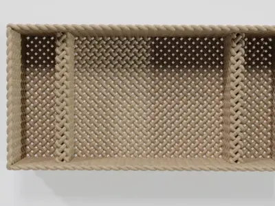 WICKER BASKET16 3D model