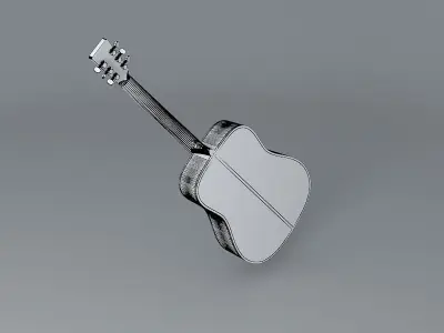 Martin Acoustic guitar Free 3D model purchase