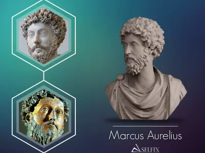 Marcus Aurelius 3D print model