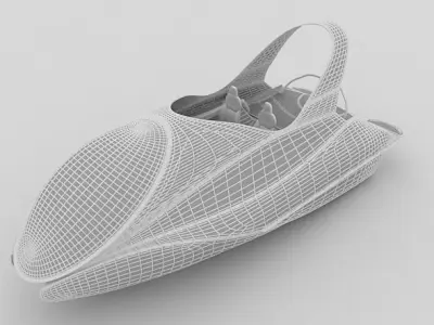 Unique Speed Boat 3D model