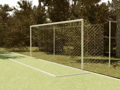 Goal Bar Porteria futbol soccer 3D model