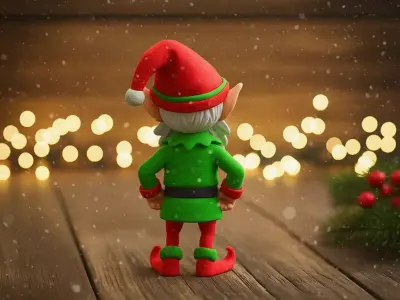 Christmas elf decoration 3D print model