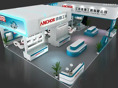 Exhibition - Area -10X14-3DMAX2010-03 3D model