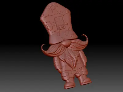 Gnome 3D print model