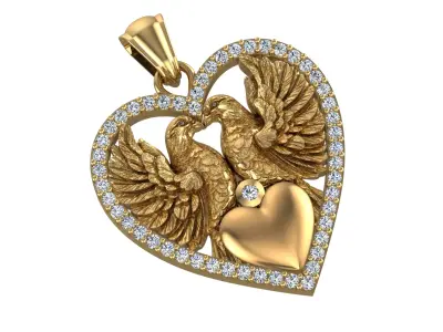 Love Pendant  3D print model