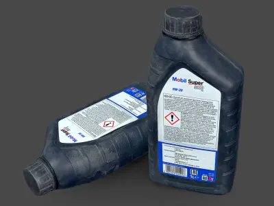 Motor Oil Bottle 3D model order