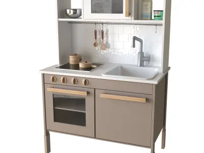 Kitchen for children 02 3D model