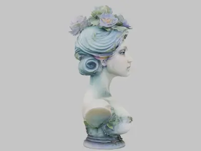 Statue of Liberty Low-poly 3D model