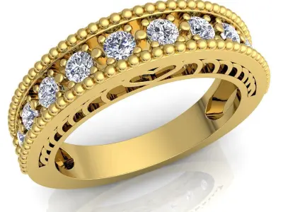 luxury Fancy Ring48 3D print model