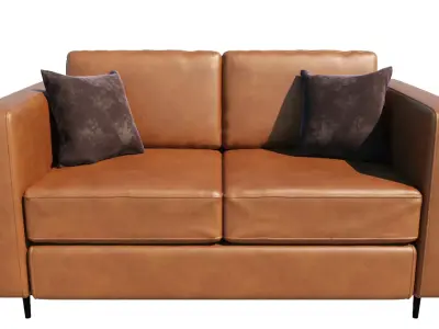 leather sofa 3D model shop
