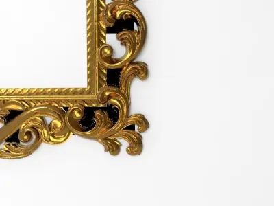 carved frame  3D model buy