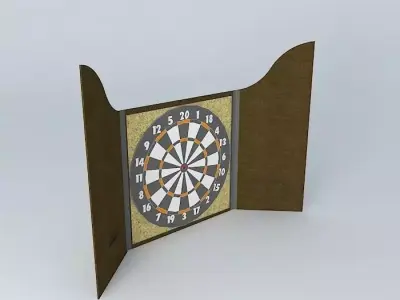 Dart Board Free 3D model