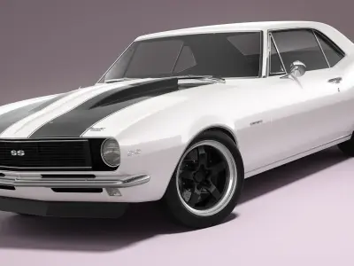 Chevrolet Camaro 1967 Pro Touring 3D model