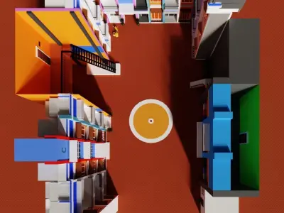 Gokuldham Society 3D model