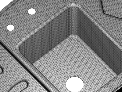 Premium Kitchen Sink 3D print model