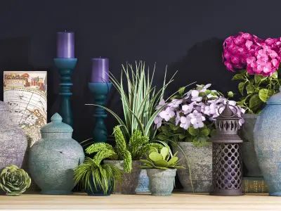 Decorative Set 3D model