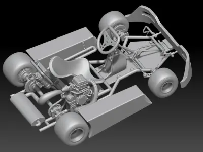 go kart prop 1 3D print model