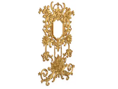 Classic decor ornament carved 62 3D model