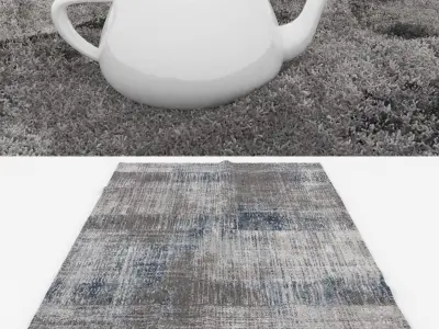 Rugs No 23 Low-poly 3D model