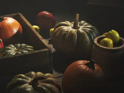 POLYPASTA - Autumn Set 01 3D model